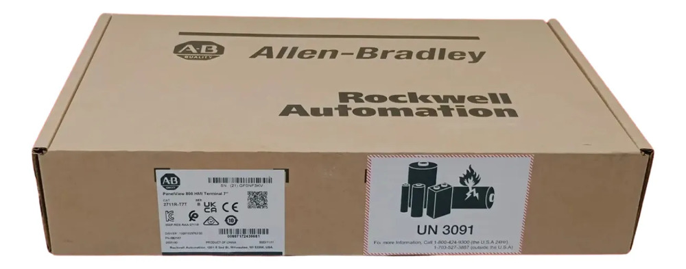 2711r-t7t Allen Bradley Panelview 800 7-inch Hmi - Imagen 2