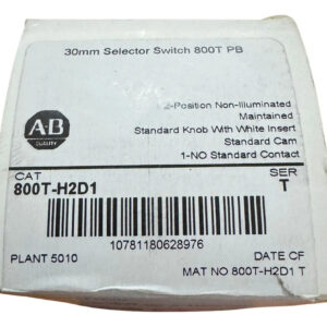 Allen Bradley 800t-h2d1 Serie 30.5mm Tipo 4-13 2-t Interrupt