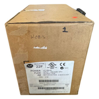 22f-d6p0n103 Allen-bradley Powerflex 4m Drive 2.2kw 3hp 480v