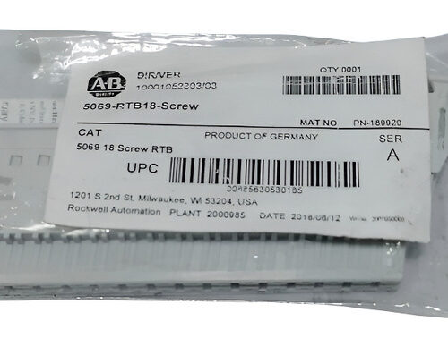 Allen Bradley 5069-rtb18-screw Compact I/o Terminal