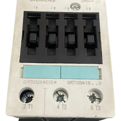 Contactor Siemens 3rt1034 1b... Bobina 24vdc C/contactos Aux