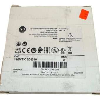 140mt-c3e-b10 Allen Bradley Disyuntor De Protección De Motor 24 Hz