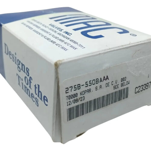Valvula Selenoide Mac 275b-550baaa
