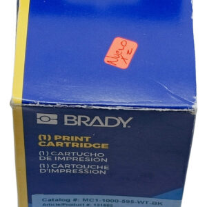 Brady Mc1-1000-595-wt-bk Cinta De Etiquetas De Vinilo Azul