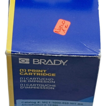 Brady Mc1-1000-595-wt-bk Cinta De Etiquetas De Vinilo Azul