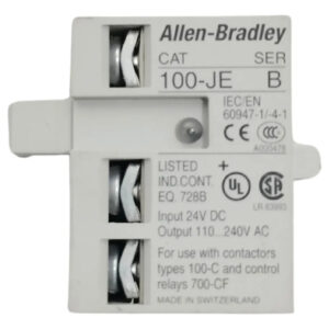 Allen Bradley 100-je Ser B Interfaz Electronica