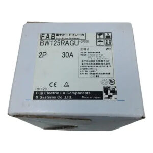 Fuji Eléctrico Bw125ragu-2p030 Disyuntor Térmico Magnético