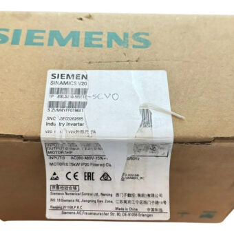 6sl3210-5be17-5cv0 Siemens Sinamics Variador V20 1hp 380-480