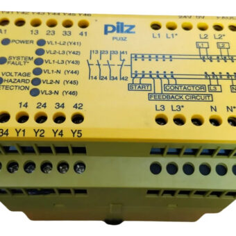 Pilz Pu3z 230 Vac 3n/o 1n/c 6so 775507 Rele De Seguridad