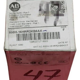 Allen-bradley 800h-16hrr2kb6ax 30mm Selector Switch 800h Pb