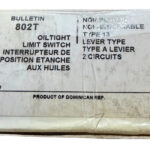 Allen Bradley 802t-a Limit Switch Non Plug-in 2 Circuits