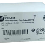Allen Bradley 800t-a6a Momentáneos Contacto Pulsador Ser T Red
