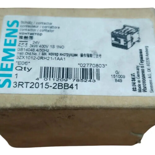 Siemens 3rt2015-2bb41 Contactor