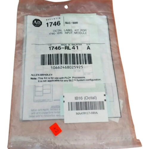 Allen Bradley 1746-rl41 1746rl41 Kit De Etiqueta