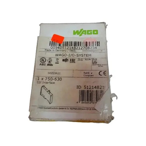 Wago 750-630 Telémetro Interfaz 24 Bits; 125 Khz Código Gray