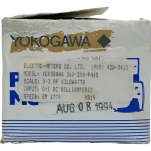 Medidor De Panel Analogico Yokogawa 260-200-faxs
