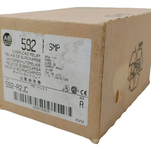 Allen Bradley 592-a2jc 3 Phase Class 20 Size 2 Overload