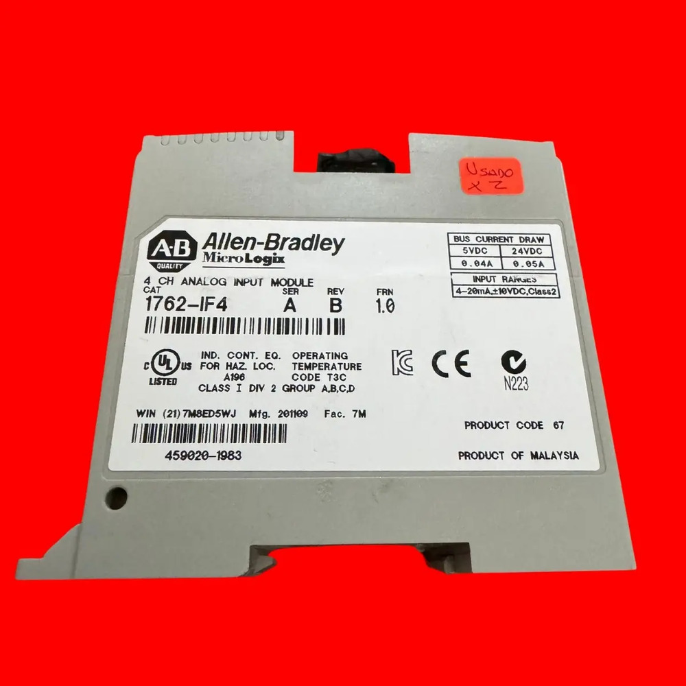 1762-if4 Allen-bradley Modulo Analogico - Imagen 3