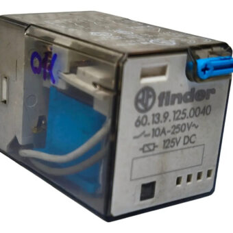 60.13.9.125.0040 Finder Relevador Encapsulado 10amp 125vdc