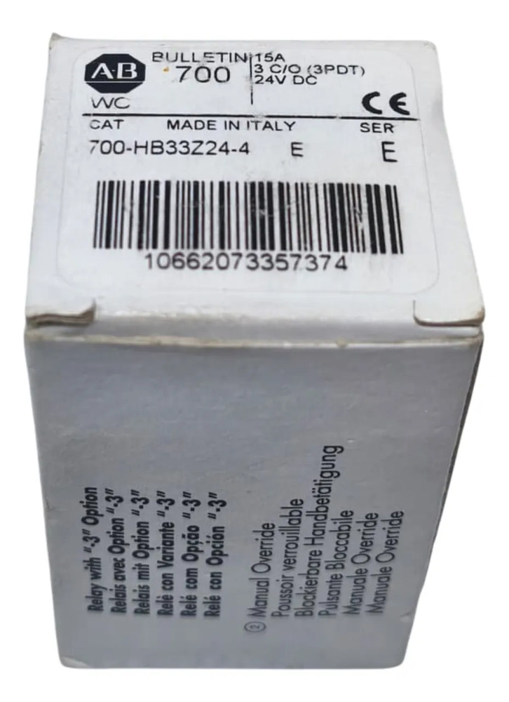 Allen Bradley 700-hb33z24-4 General Relay Square Base - Imagen 2