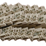 Lote De 10 Pz. Wdk2.5 Conector De Terminal Weidmuller Beige