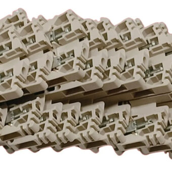 Lote De 10 Pz. Wdk2.5 Conector De Terminal Weidmuller Beige