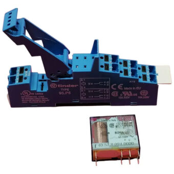 Base 95.p5 Finder 10a; 250vac Relevador 40.52.9.024.0000