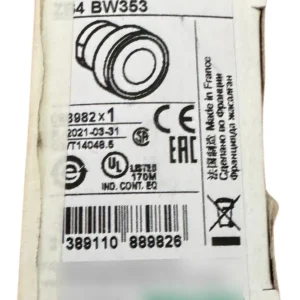 Zb4bw363 Botón Pulsador Amarillo