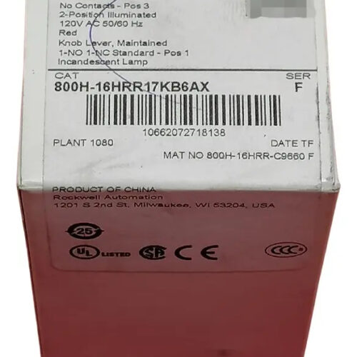 Allen-bradley 800h-16hrr17kb6ax 30mm Selector Switch 800h Pb