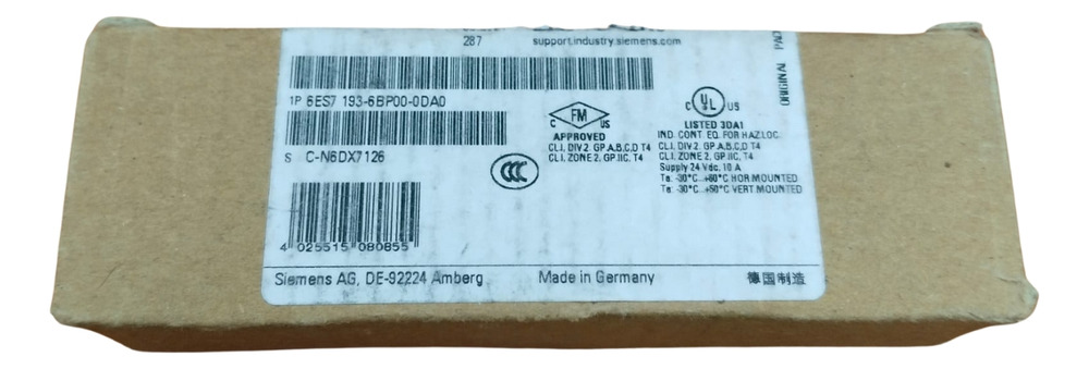 Siemens 6es7 193-6bp00-0da0 Simatic Et200sp