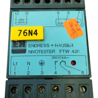 Endress & Hauser Ftw-420 Transmisor Límite De Nivel 24 Vcc