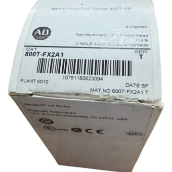 Allen Bradley 800t-fx2a1 Negro Pulsador Nuevo