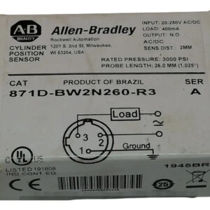 Allen Bradley 871d-bw2n260-r3 * Nuevo * Sensor De Posición D