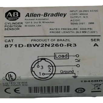 Allen Bradley 871d-bw2n260-r3 * Nuevo * Sensor De Posición D