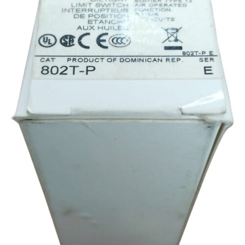 Allen-bradley 802t-p Aceite Apretado Interruptor De Límite Negro