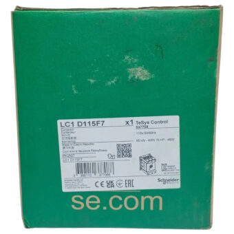 Schneider Lc1 D115f7 Contactor Tesys D-3p 440v 115a