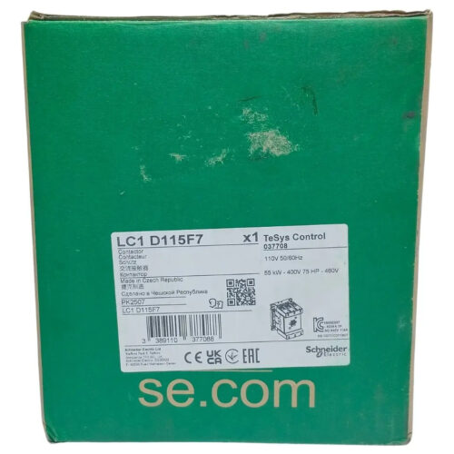 Schneider Lc1 D115f7 Contactor Tesys D-3p 440v 115a