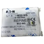 M22-ws Eaton Electric Selector De Llave Retorno 2 Posicione