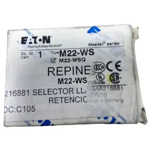 M22-ws Eaton Electric Selector De Llave Retorno 2 Posicione
