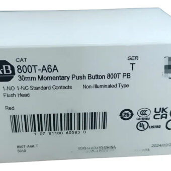 Allen Bradley 800t-a6a Contacto Pulsador Red