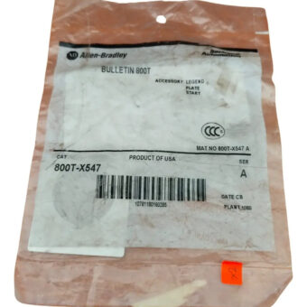 Allen-bradley 800t-x547 Ser. Una Leyenda Inicio De Placa * N