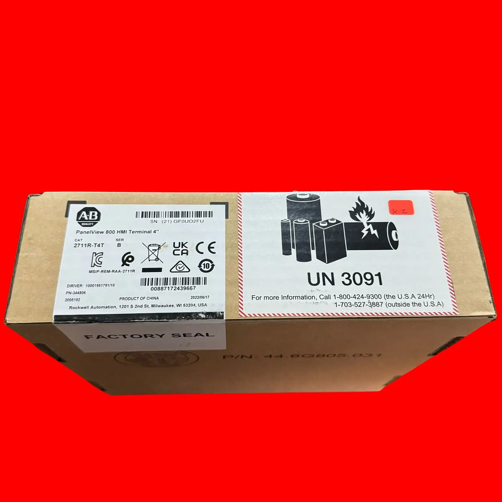 2711r-t4t Allen-bradley Panelview 800 Hmi Tft Lcd Screen Rs2 - Imagen 3
