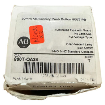 800t-qa24 Allen-bradley Pushbutton Iluminated Momentary Na