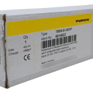 Tben-s1-8dxp Turck 8 I/o Ethernet Module 24vdc