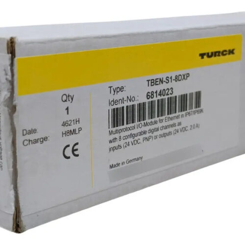 Tben-s1-8dxp Turck 8 I/o Ethernet Module 24vdc