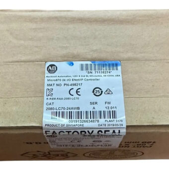 Allen Bradley Micro 870 Plc 2080-lc70-24awb Controlador Ethe