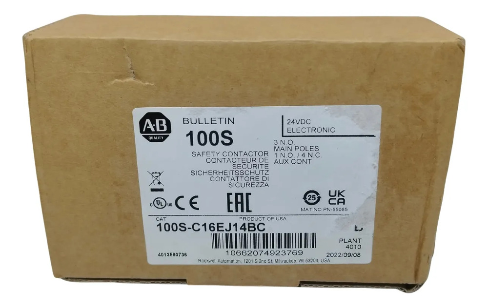 100s-c16ej14bc Allen Bradley Guardmaster Contactor De Seguri - Imagen 2