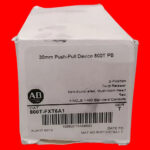 Push-pull Allen Bradley 800t-fxt6a1 Boton Paro Rojo Rojo