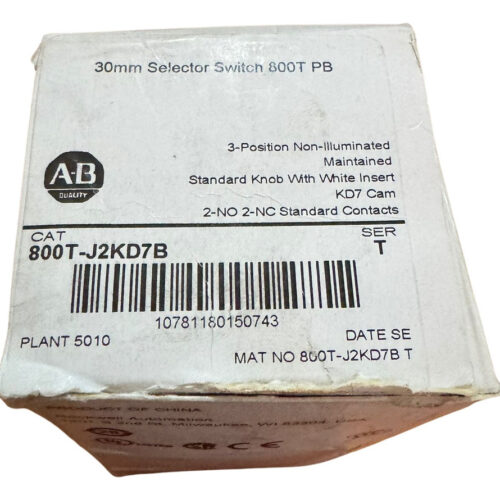 Allen Bradley 800t-j2kd7b
