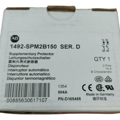 Allen Bradley 1492-spm2b150 Interruptor Automatico Blanco